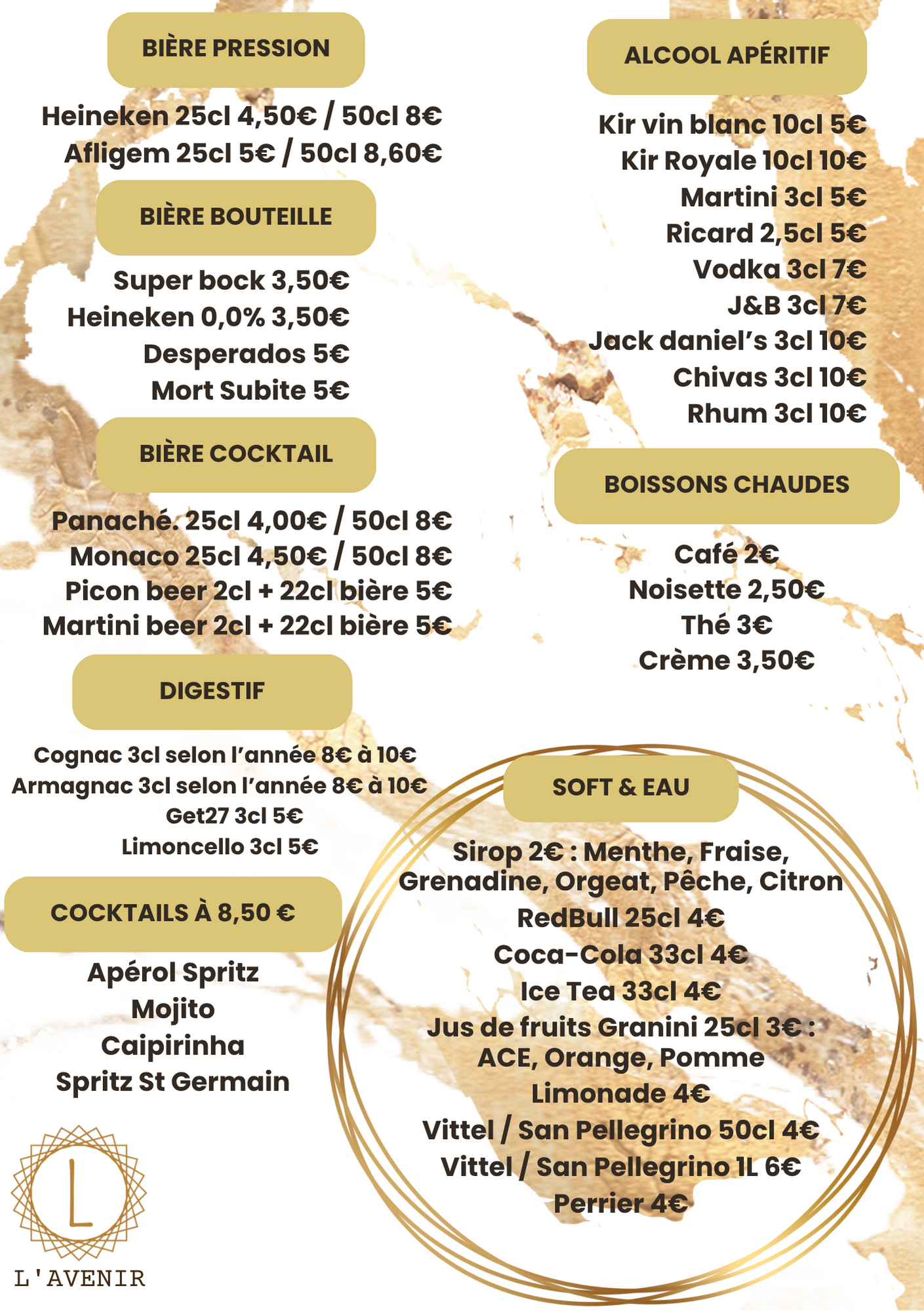 CarteBoisson