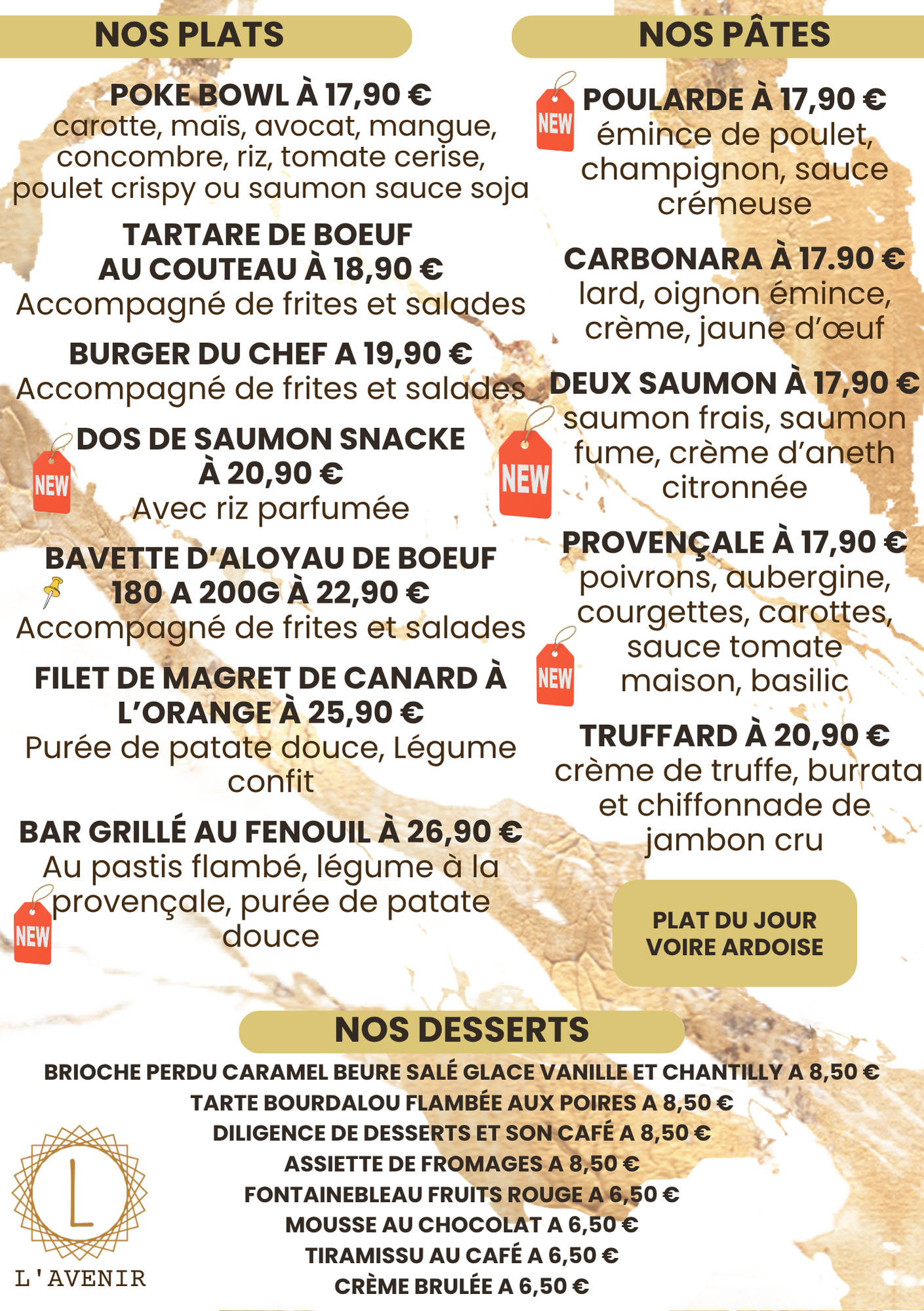 CartePlats